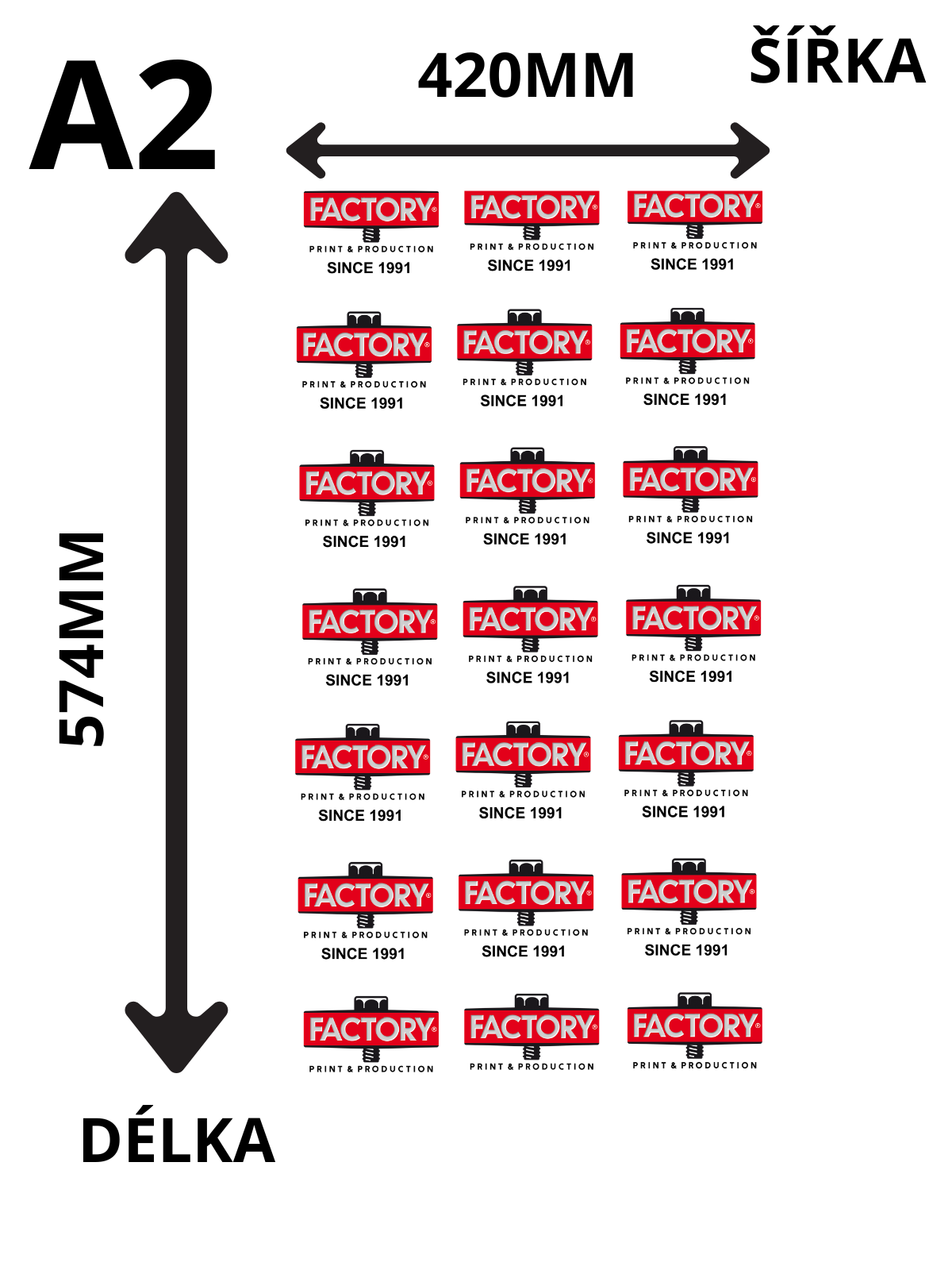 DTF TISK - FORMÁT A2 - CENA
